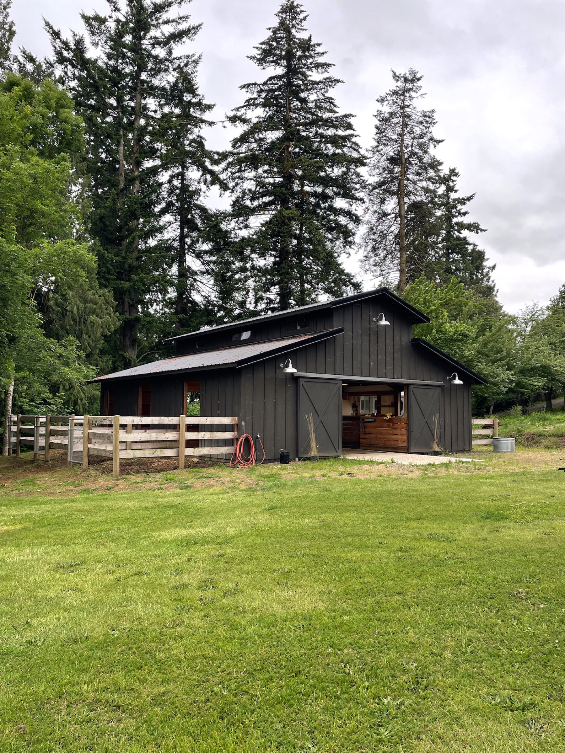 36×36 Monitor-Style Pole Building — Marion County, OR, built by Miner Pole Buildings