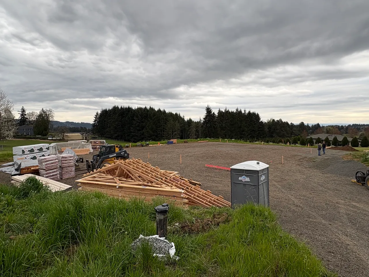 76×60 Monitor Shop — Clackamas County, Oregon during construction