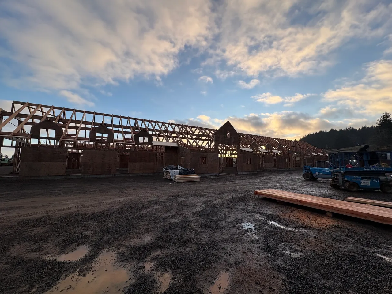 Multi-Building Equestrian Campus — Yamhill County, Oregon — build in progress