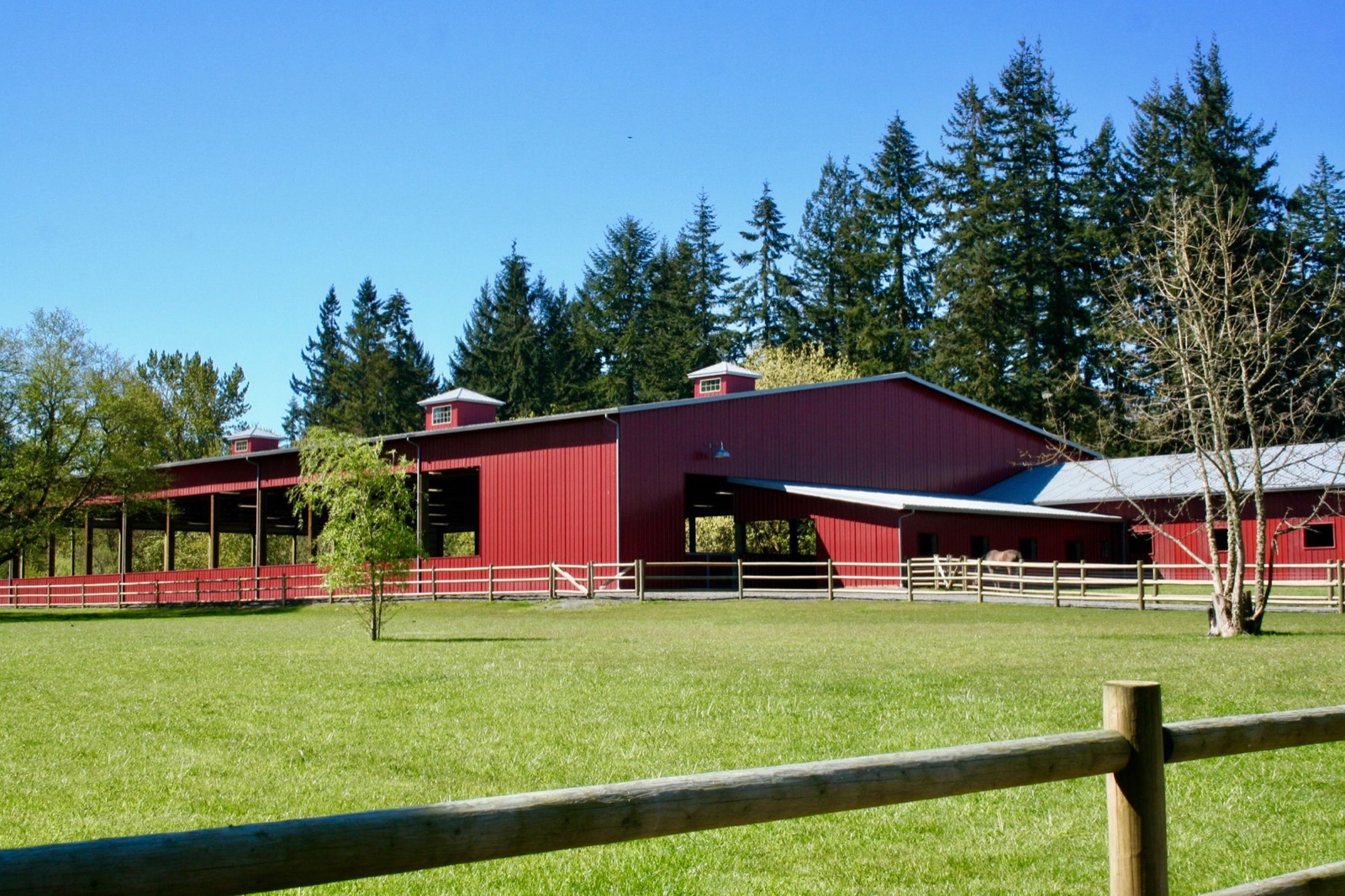 Miner Pole Buildings agricultural project in Oregon